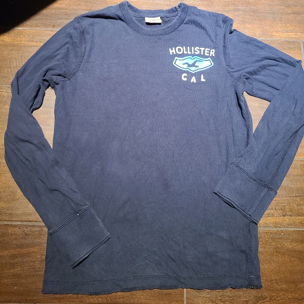 navy hollister long sleeve